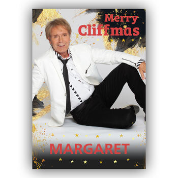 Cliff Richard Personalised Christmas Card, 3 of 3