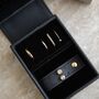 Travel Jewellery Box | Pi London Black, thumbnail 2 of 8