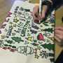 Personalised Colour It In Christmas Craft Sack, thumbnail 7 of 10