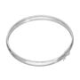 Sterling Silver 65mm Adult Hinged Bangle, thumbnail 2 of 4