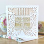 Personalised Floral Birthday Cake Card, thumbnail 6 of 8