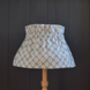 Dolly Blue Ikat Scrunchie Lampshade, thumbnail 1 of 3