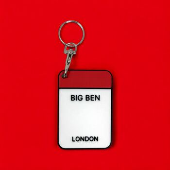 London Themed Novelty Property Keyrings, 3 of 9