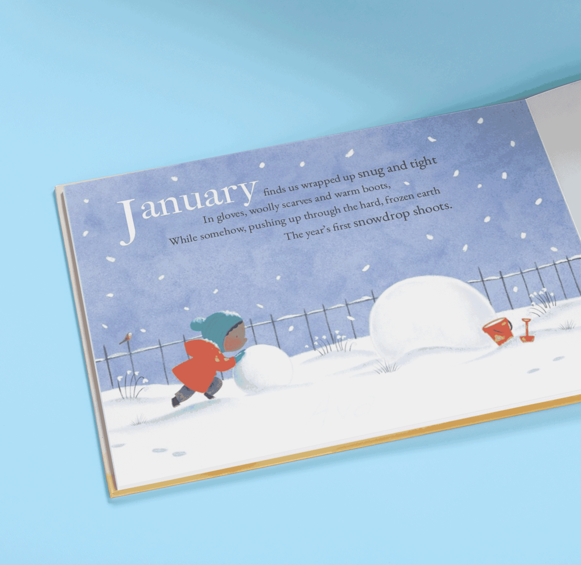 January's Child Personalised Gift Book January Birthday, thumbnail 2 of 7