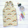Kids Apron | Toddler Rainbow Crossback Pinafore, thumbnail 1 of 12