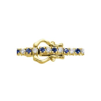 Created Brilliance Penelope Created Sapphire Bracelet, 5 of 8