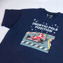 Funny Formula One Men's Christmas T Shirt, thumbnail 3 of 4