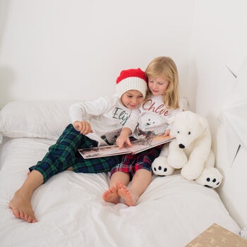 Personalised Polar Bear Family Christmas Pyjamas / Pjs, 6 of 12