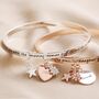 Personalised 'Daughter' Meaningful Word Bangle, thumbnail 1 of 6