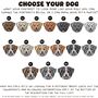 Personalised American Pitbull Dog Portrait Stickers, thumbnail 2 of 10