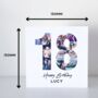 Personalised 18th Birthday Photo Collage Card, thumbnail 3 of 8