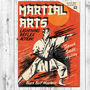 Martial Arts Greetings Card, thumbnail 2 of 2