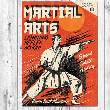 Martial Arts Greetings Card, 2 of 2