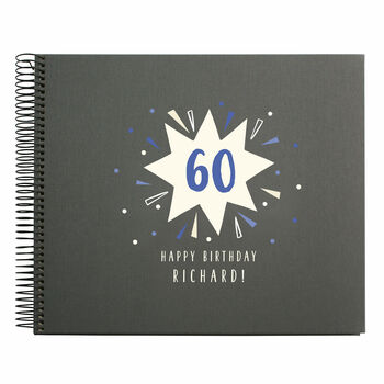 Personalised 60th Birthday Spiral Bound Book, 4 of 10