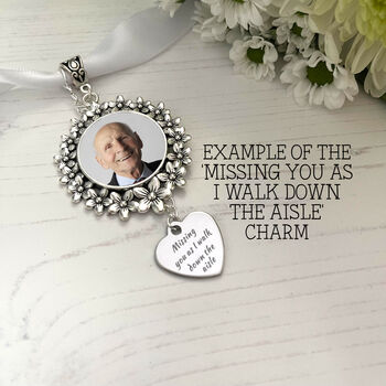 Personalised Handwriting Bridal Bouquet Charm, 4 of 4