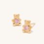 Teddy Bear Stud Earring, thumbnail 2 of 8