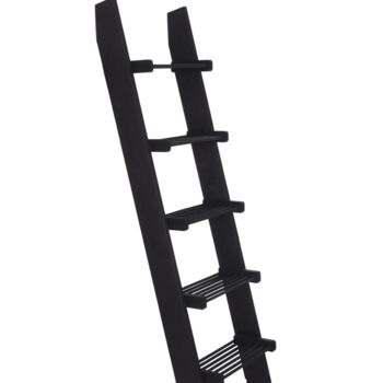 Moreton Wooden Slatted Shelf Ladder, 3 of 3