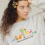 What A Wonderful World Embroidered Sweatshirt, thumbnail 3 of 12
