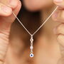 Personalised Delicate Birthstone Pendant Necklace, thumbnail 1 of 9