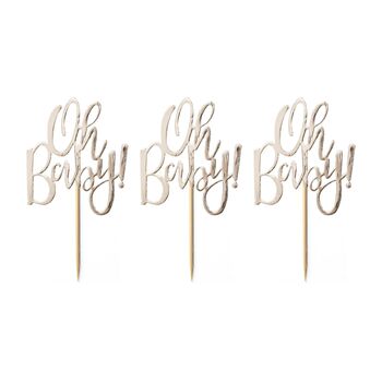 Oh Baby! Baby Shower Cupcake Cake Toppers X 12, 2 of 2