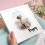 Personalised Watercolour Pet Portrait Framed Print, thumbnail 3 of 10