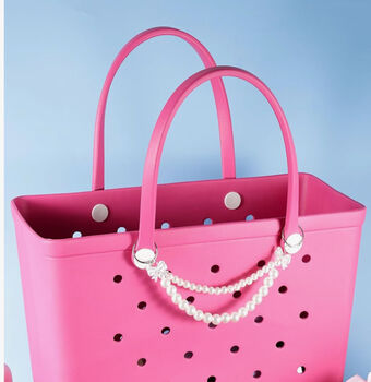 Elegant Bag Jewellery! Pearl Bag Chains And Pearl Heart Keyring’s, 3 of 9