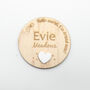 Hello World Baby Name Announcement Plaque Acrylic, thumbnail 6 of 12