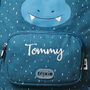 Personalised Trixie Triceratops Backpack For Nursery, School, Holiday, thumbnail 3 of 7