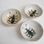 Mini Porcelain Teal Beetle Dish, thumbnail 3 of 5