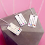 Personalised Family Birthstone Necklace Sterling Silver, thumbnail 5 of 9