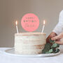 Personalised Happy Birthday Cake Topper, thumbnail 3 of 6