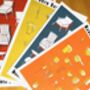 Mid Century Modern Homes Kitchenware Print A3 Orange, thumbnail 4 of 4