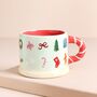 Merry Everything Festive Patterned Children's Mug, thumbnail 2 of 5