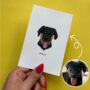 Personalised Mini Pet Portrait Illustration Print, thumbnail 5 of 7