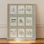 Personalised Travel Adventures/Memories/Favourite Places Print, thumbnail 1 of 7