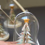 Personalised Paper Christmas Tree Glass Dome Decoration, thumbnail 9 of 12