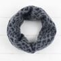 Leopard Knitted Snood/Cowl, thumbnail 2 of 8