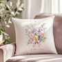 Delicate Family Bunch Cushion | Gift For Her, thumbnail 1 of 9