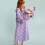 Louise Girls Nightdress Set With Matching Teddy Bear, thumbnail 5 of 5