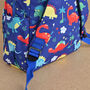 Personalised Kids Dinosaur Backpack, thumbnail 6 of 6