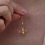 18ct Gold Bee Charm Necklace, thumbnail 1 of 6