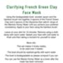 Natural French Green Clay Face Mask Gift Set, thumbnail 3 of 10