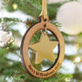 Baby's First Christmas Personalised Decoration Solid, thumbnail 1 of 2