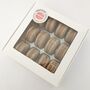Triple Chocolate Macarons Gift Box Of 12, thumbnail 2 of 3