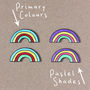 Personalised New Baby Rainbow Card, Dream Big, thumbnail 4 of 8