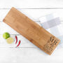 Personalised Mr And Mrs Bamboo Serving Board, thumbnail 4 of 5
