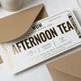 Personalised Afternoon Tea Gift Voucher For Mum, thumbnail 5 of 9