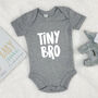 Tiny Bro / Sis Babygrow, thumbnail 2 of 4