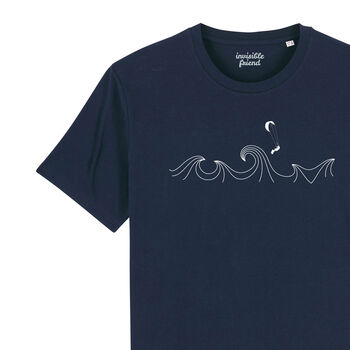 Kite Surf Organic Cotton T Shirt, 2 of 3