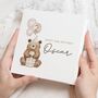Personalised 2nd Birthday Bear Card For Son Or Daughter, thumbnail 1 of 7